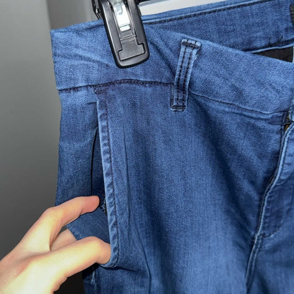 BCBGeneration Women’s Dark Washed High Rise Denim Trouser Pants Size 11/30 - Picture 5 of 5